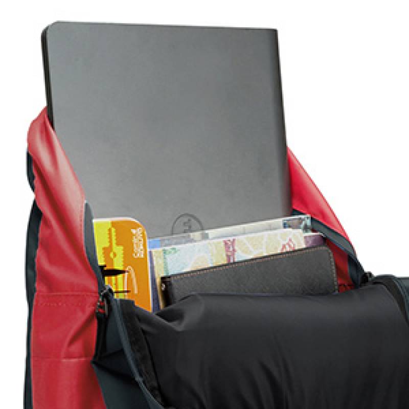 CandK Red-White Polyester 21L School Bag