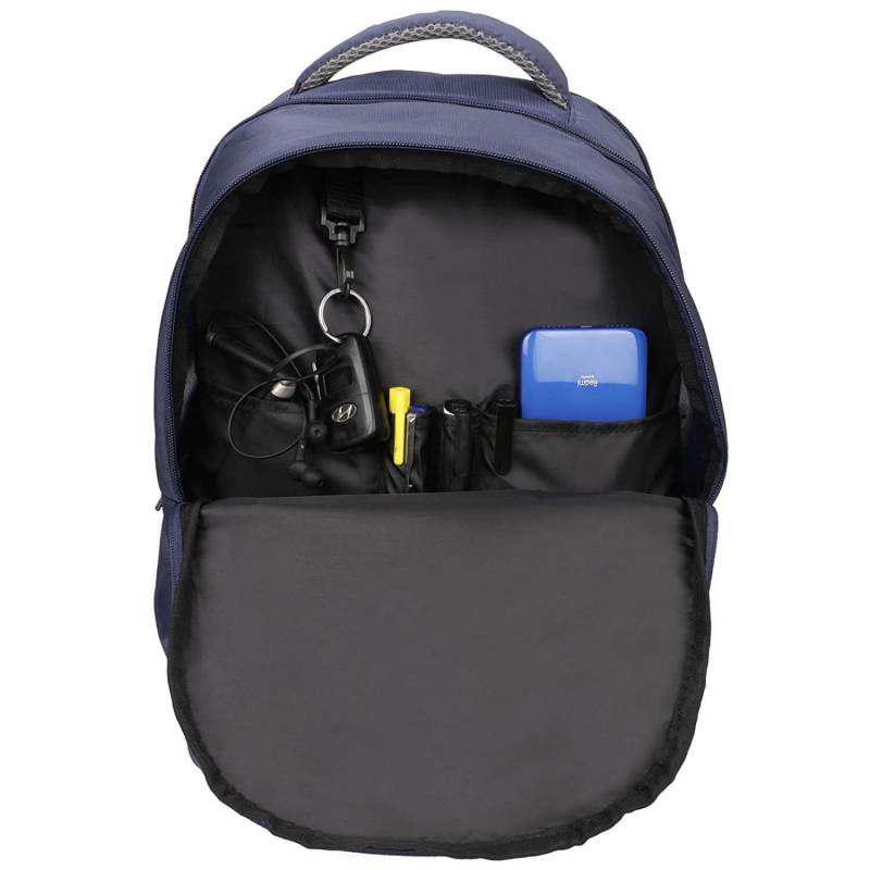 CandK Polyester 35 LTR Navy Blue 3D Printed Spacious Comfort Casual Backpack