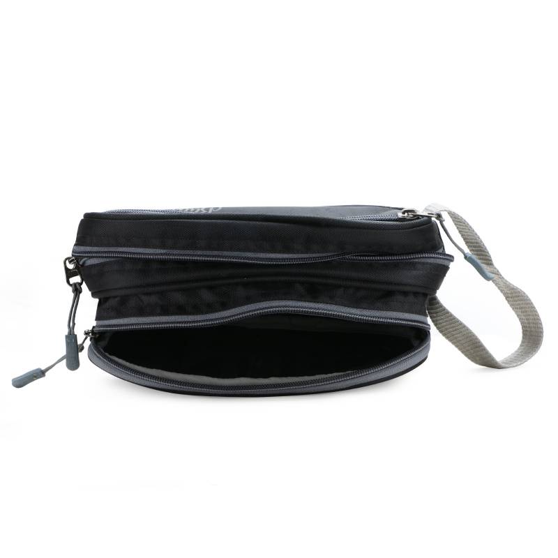CandK Black Polyester 5L Toiletry Bag