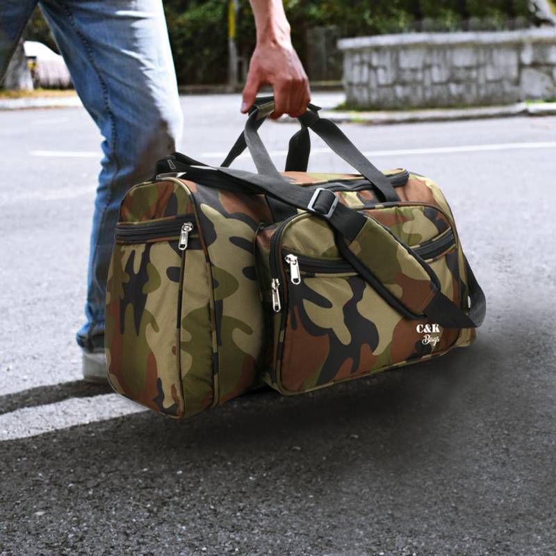 CandK Military Color Polyester 50L Duffel Bag