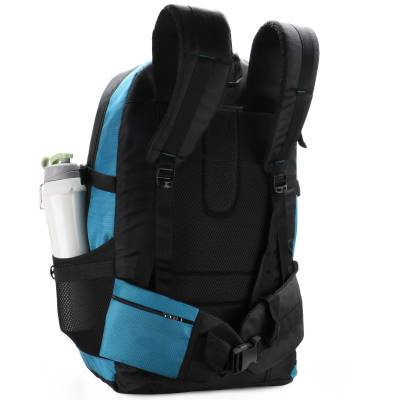 CandK Blue-Black Polyester 42L Travel Bag