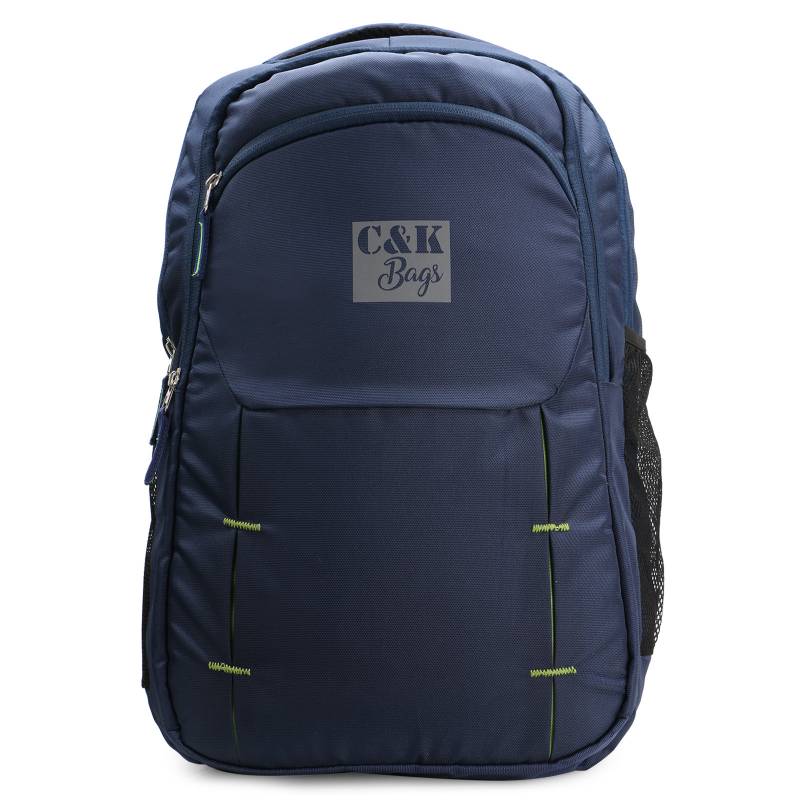 CandK Navy Blue Polyester 30L Laptop Bag