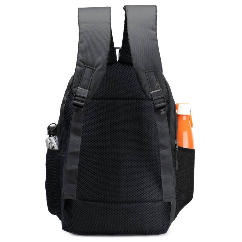 CandK Black Printed Polyester 32L Laptop Bag