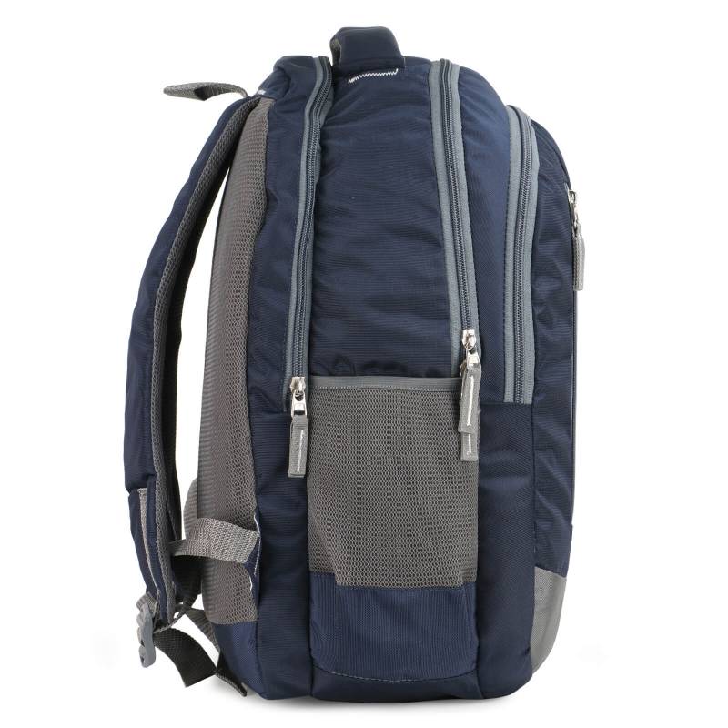 CandK Navy Blue Polyester Printed 30L Specious Backpack 