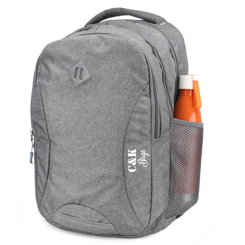 CandK Grey Polyester 30L Laptop Bag