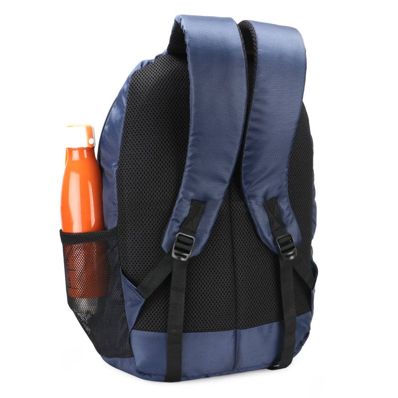 CandK Navy-Red Polyester 25L School Bag