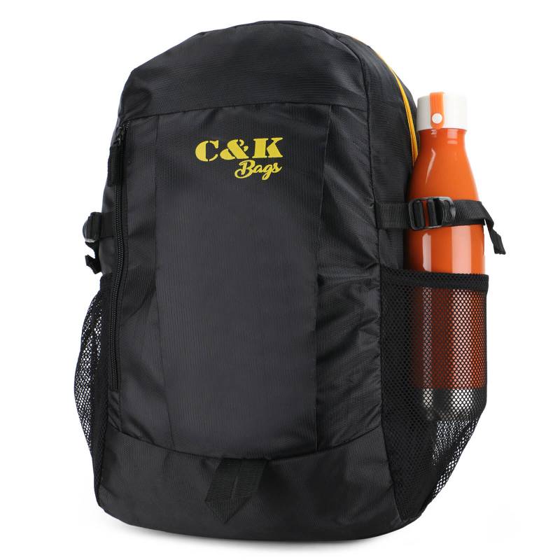 CandK Black Polyester 20L Laptop Bag
